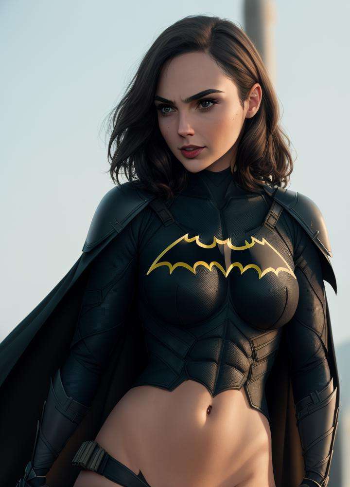 gldot,  Batman cosplay,  highly detailed by BRASILEIRO ALIEN on Tensor.Art