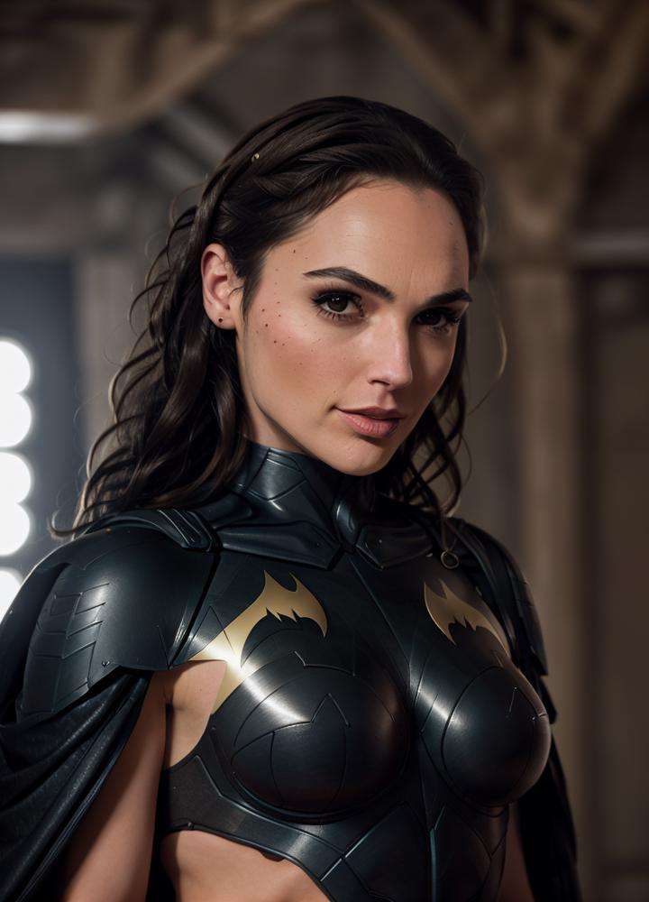 gldot,  Batman cosplay,  highly detailed by BRASILEIRO ALIEN on Tensor.Art