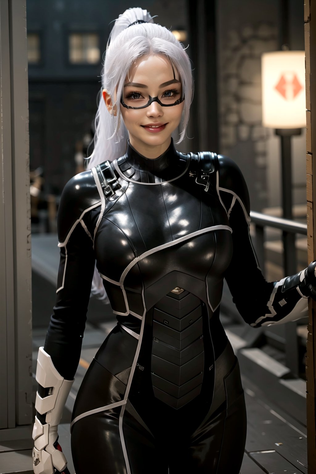 feliciacat,  1girl,  bodysuit by Blake Hua on Tensor.Art