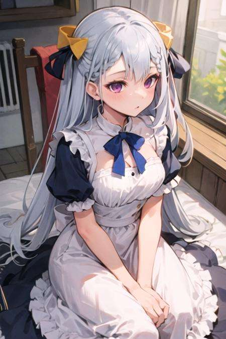 euphyllia_magenta,  braid,  silver hair by AliceYuuki213 on Tensor.Art