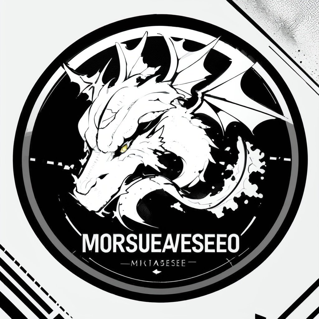 , (masterpiece:1.2), best quality,PIXIV,logo,, no humans, dragon, greyscale, solo, black background, eastern dragon, tail, character name  <lora:logo_20230705215526:1>