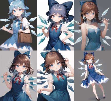 (cirno (/cosplay/),  cosplay,  blue dress by Numeratic on Tensor.Art
