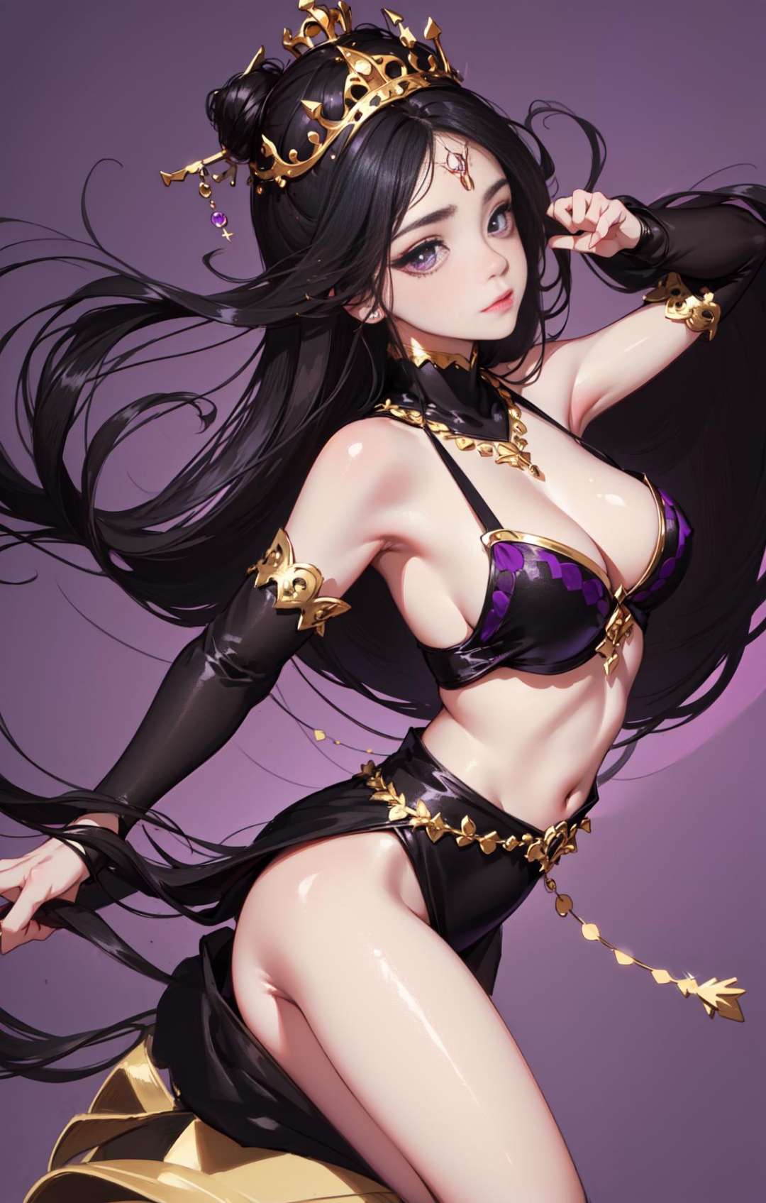 masterpiece,  1girl,  Simple background by ArienTOP on Tensor.Art