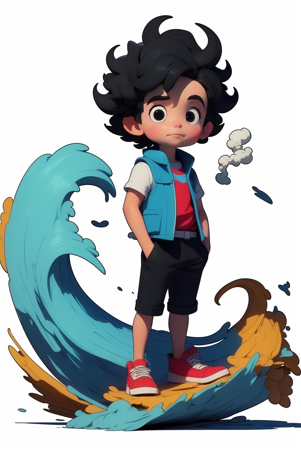 1 boy in the city,  full body,  black hair by Brasileiro Tarado on Tensor.Art