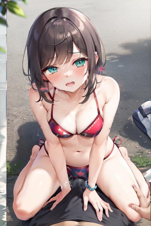 1boy,  1girl,  kneeling by zenuko on Tensor.Art