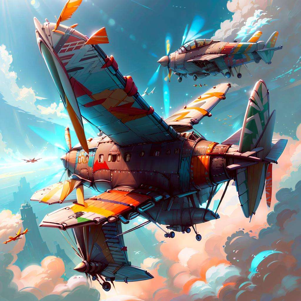 ZuluPunkAI aircraft,  flying by Brasileiro Curioso on Tensor.Art