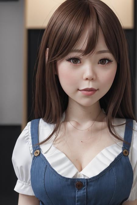 portrait of happy (AIDA_PiperAkira:1.05) as cute girl, big brown eyes, pretty face, flirting with camera, intimate, dolly short, close up, kkw-ph1, cinematic, epic, studio photo, photorealistic <lora:xiaoshazi:0.2>, dark theme  <lora:LowRA:0.4> 