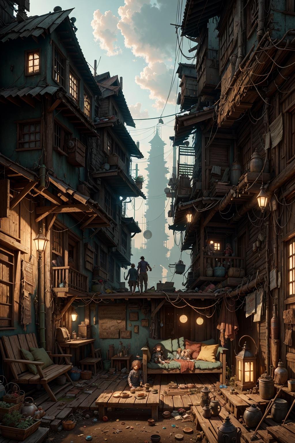 hansel and gretel,  sfw,  raytracing by Brasileiro Tarado on Tensor.Art