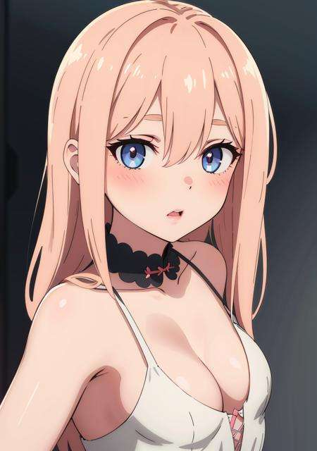 (highres, best quality:1.2), 1girl, blush, perfect breasts, symmetrical breasts, solo, (detailed eyes, rendered eyes), small breasts,