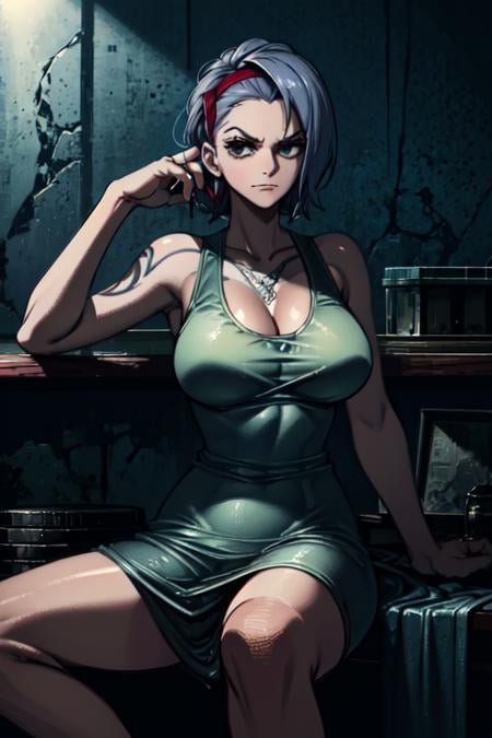 a woman,  NojikoOP,  tank top by AI CREATOR on Tensor.Art