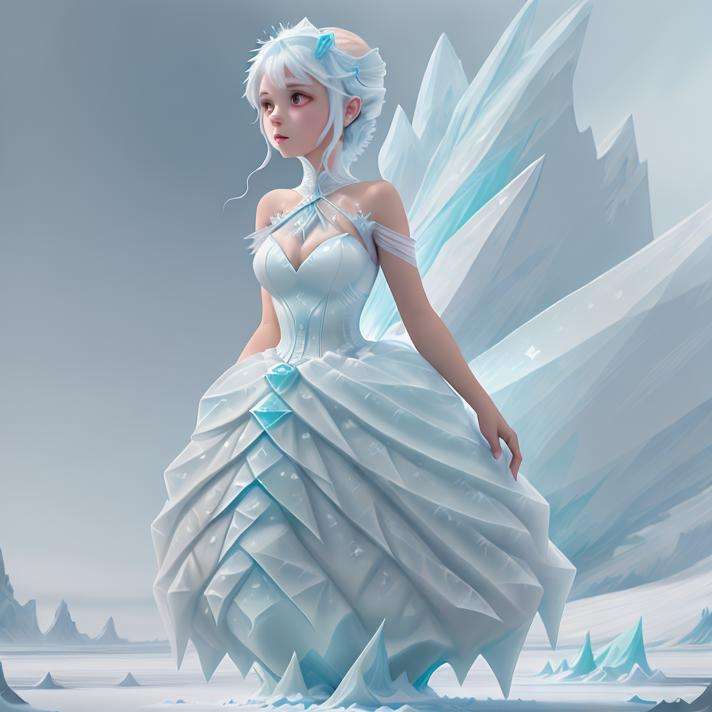 <lora:IceAI:1> girl with IceAI dress