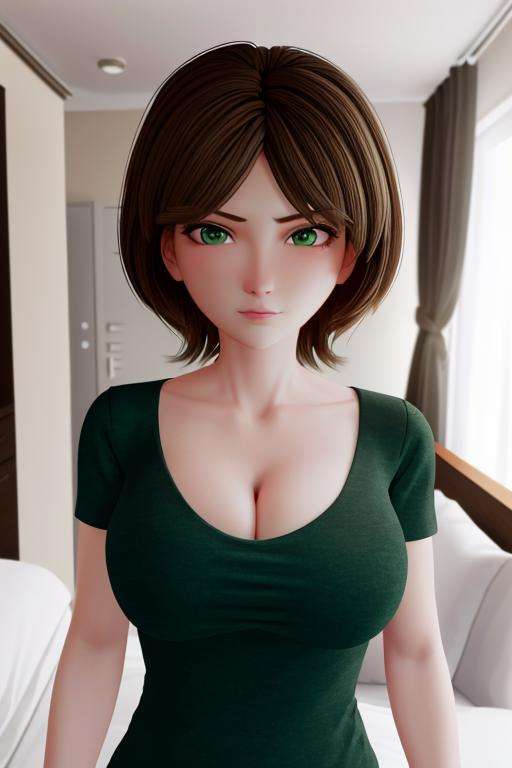 aunt cass,  breasts,  1girl by Goofy Ai on Tensor.Art