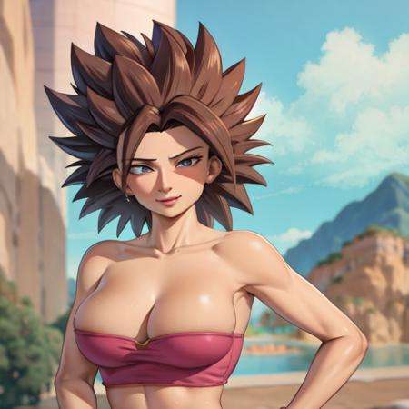 [realistic : 0.25], masterpiece, best quality, caulifla,  <lora:cauliflaDragonBall_v10:.8> (CauliflaSS:1.2), 