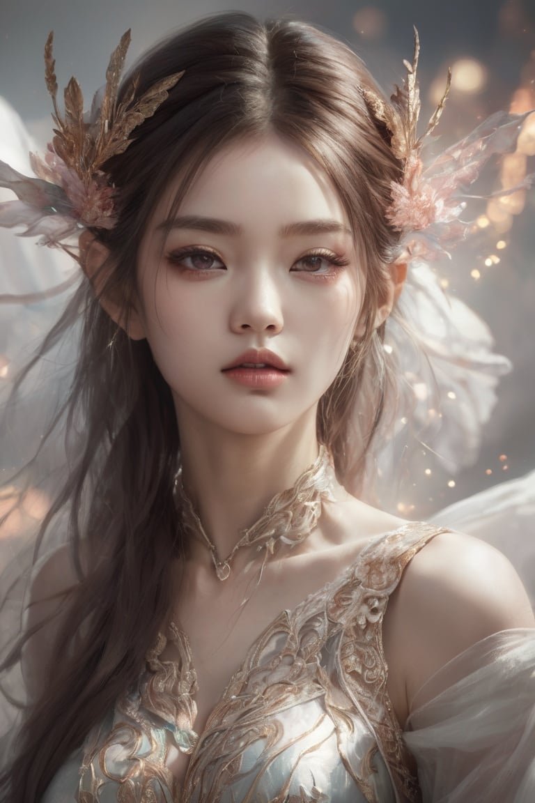 chinese girl,Masterpiece, ultra high resolution, artwork, magnificent contrast, fantasy, fantasy, atmosphere, girl, exquisite details, clear patterns, clear visuals, clarity, sophistication, realism, reality, fantasy theme, （whole body：1.5）,1girl