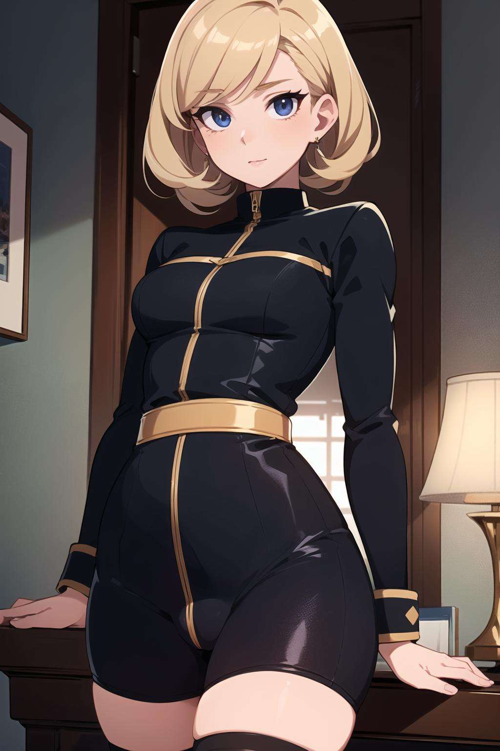 (solo,  ultra detailed anime illustration),  hourglass body on Tensor.Art