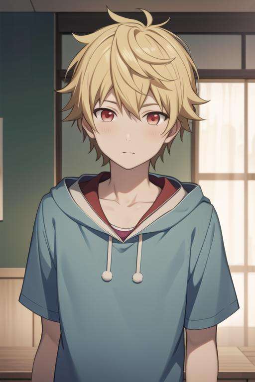 masterpiece, best quality, high quality, <lora:yukine:0.70>, yukine, 1boy, solo, male focus, upper body, looking at viewer, 