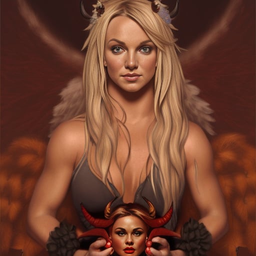 a red aroused devil mask,  it looks like pgVZ,  intricate by elRivx on Tensor.Art
