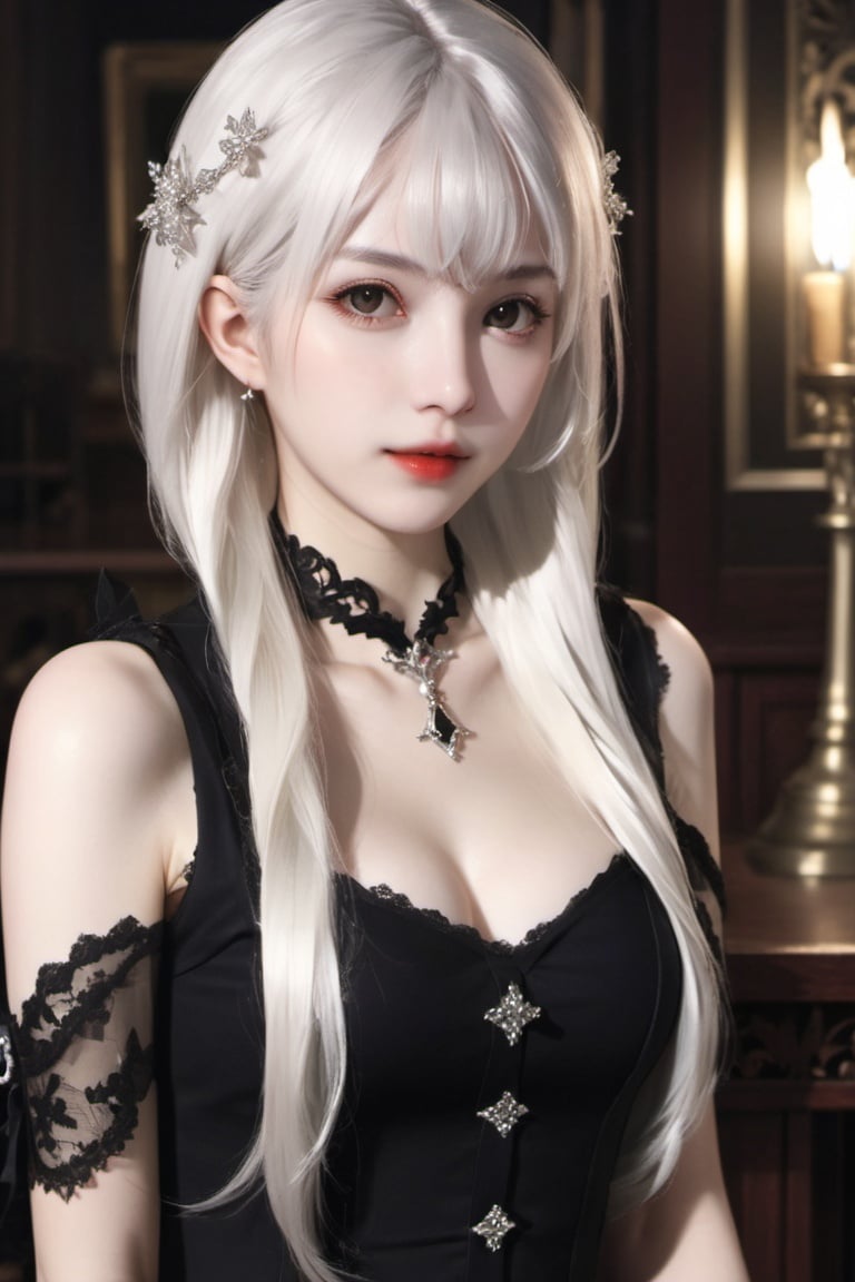 best quality,masterpiece,highres,cg,1girl,Photograph,high resolution,8k,mirror selfie,photo of a petite pretty 24 year-old woman with white long hair,anime art,dark,Gothic,,capricorn,