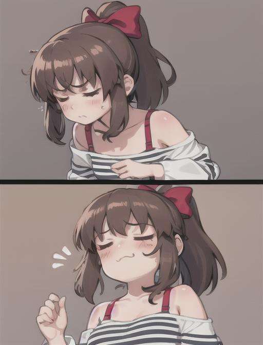 drakeposting,  1girl,  blush by TecnoIA on Tensor.Art