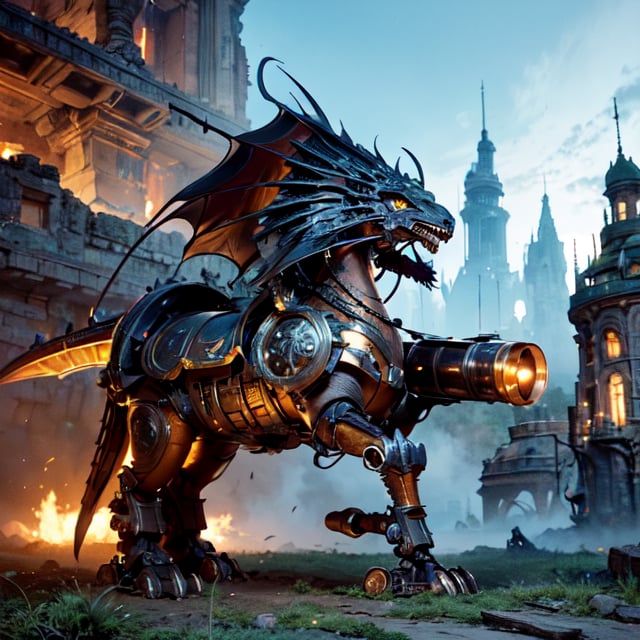 best quality,ultra-detailed,medieval sci-fi fusion,3D rendering,concept artists,portraits,detailed characters,ancient architecture,futuristic technology,mystical landscapes,epic battles,vivid colors,enchanted forests,alien creatures,magical artifacts,steampunk elements,warrior princess,hovering airships,advanced weaponry,giant mechanical dragons,mysterious ruins