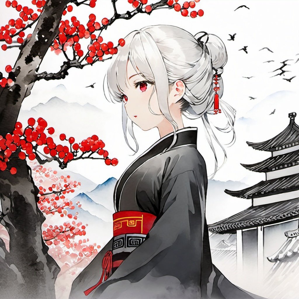 (((masterpiece))),  best quality,  illustration by 白毛红瞳魔法师 on Tensor.Art
