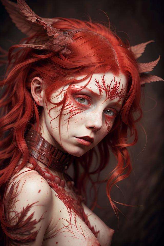 red head girl, chaosmix <lora:chaosmix_0.1:0.8>, lightroom, natural, perfect, [oliver wetter|(kodak portra:0.08)|(leibovitz:0.6)], raw, intricate, high quality, mamiya, exposure blend