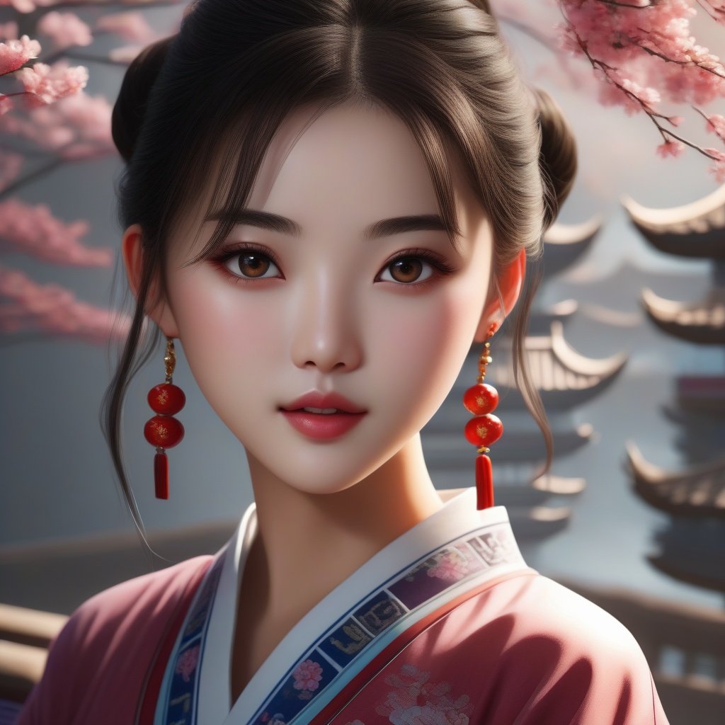 Chinese girl, beautiful face, sharp eyes, beautiful background, ultra realistic, UHD, <lora:EMS-22494-EMS:1>