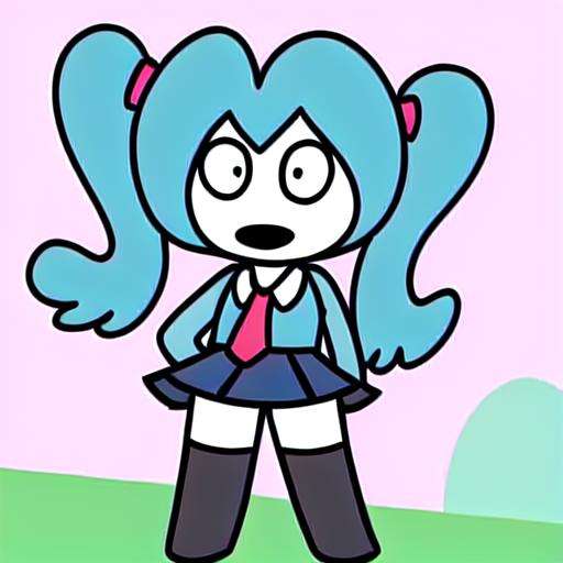 ((hatsune miku)),  vocaloid,  (twintails) by RAYTRAC3R on Tensor.Art