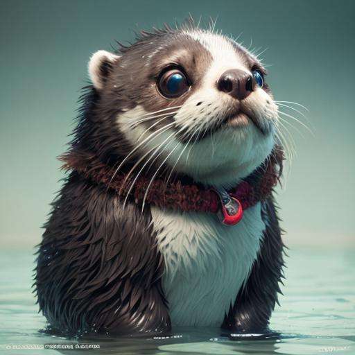 Fantz cartoon, Sea otter:0.5, creature:0.5, design, ultra detailed, random colors, steampunk, and punk costume, <lora:Small_Mostersv2:0.4> <lora:Creature_Design2_V1:0.5> <lora:funnyCreatures_v20:1>