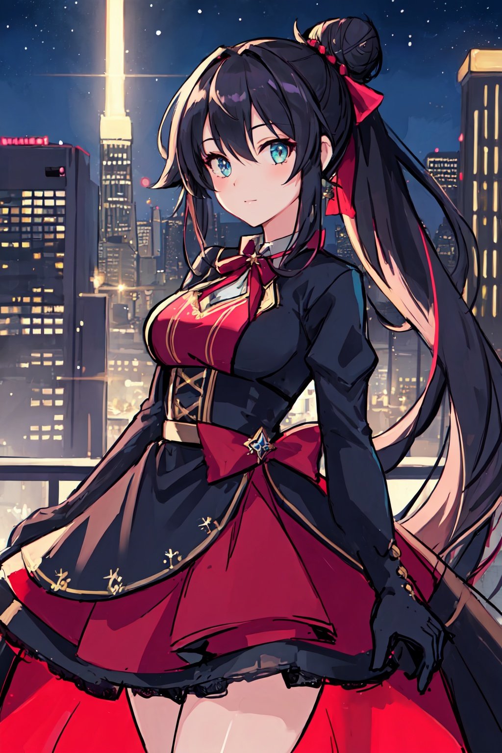 (hyper detailed)1girl,  mature female,  night by mooyou on Tensor.Art