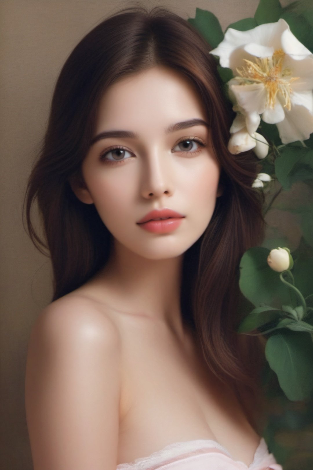 1girl,A beautiful flower or woman,KCW