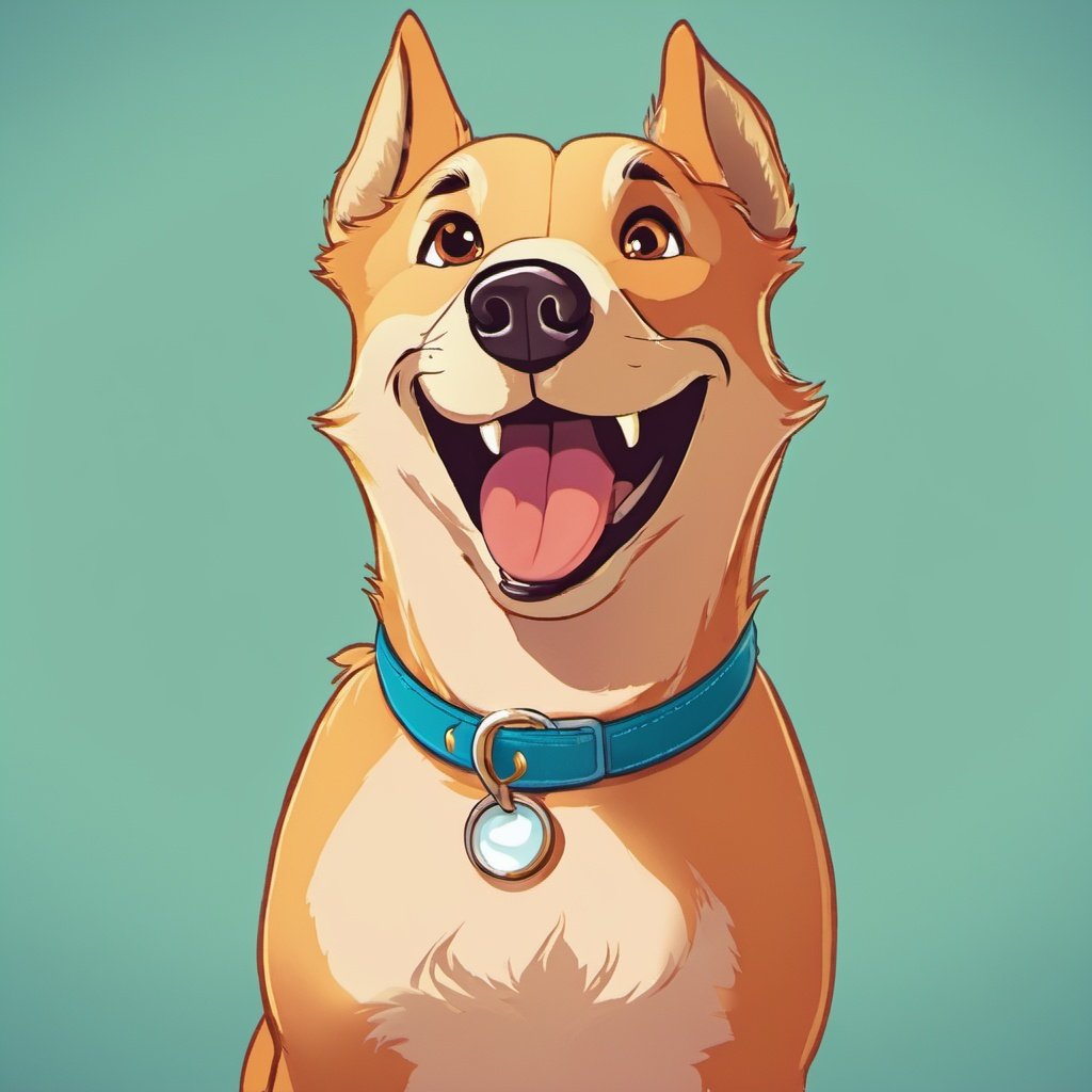 a dorable dog smiling at you by 桐人 on Tensor.Art