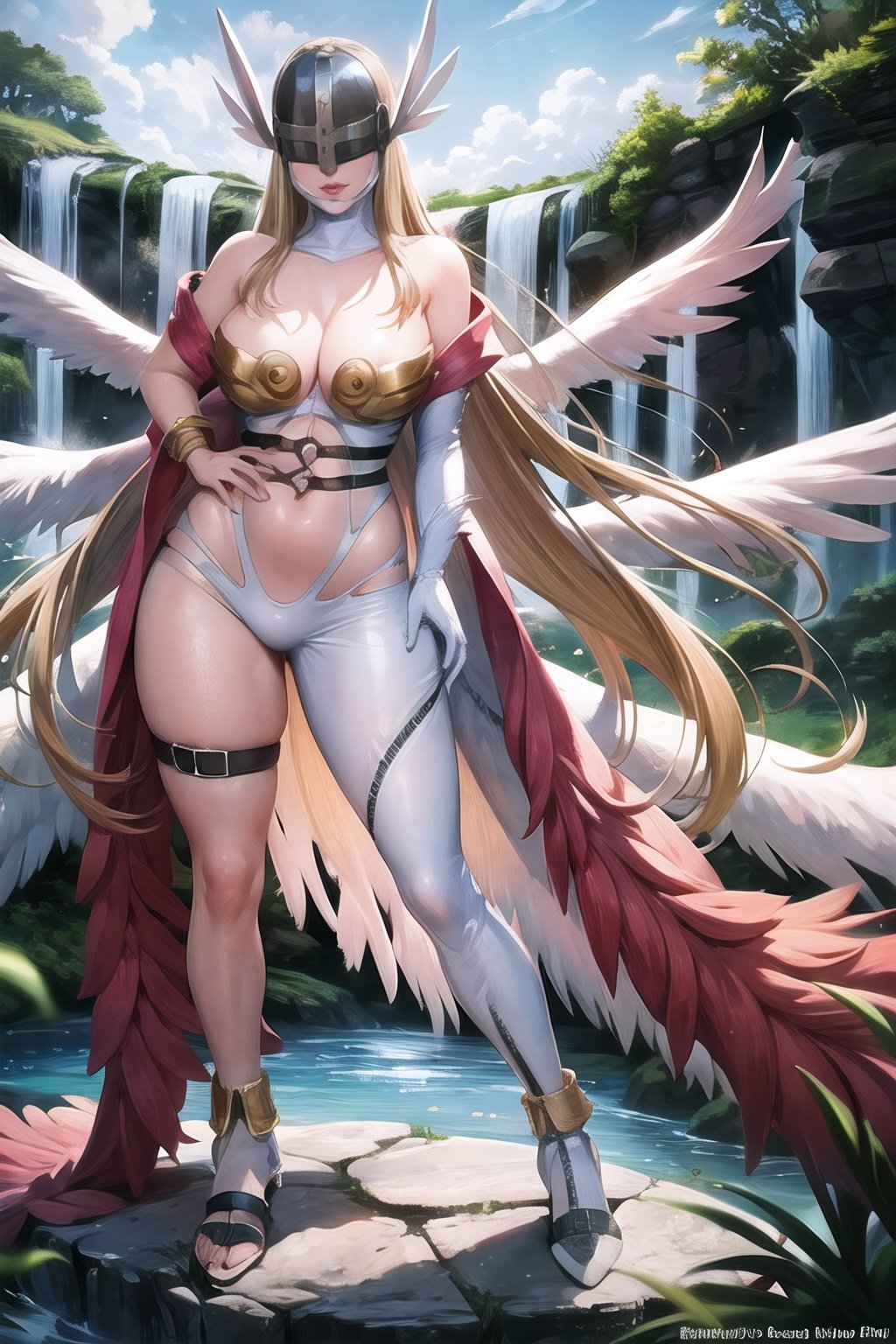 ANIME_angewomon_aiwaifu,  aiwaifu,  blonde hair by ownwaifu on Tensor.Art