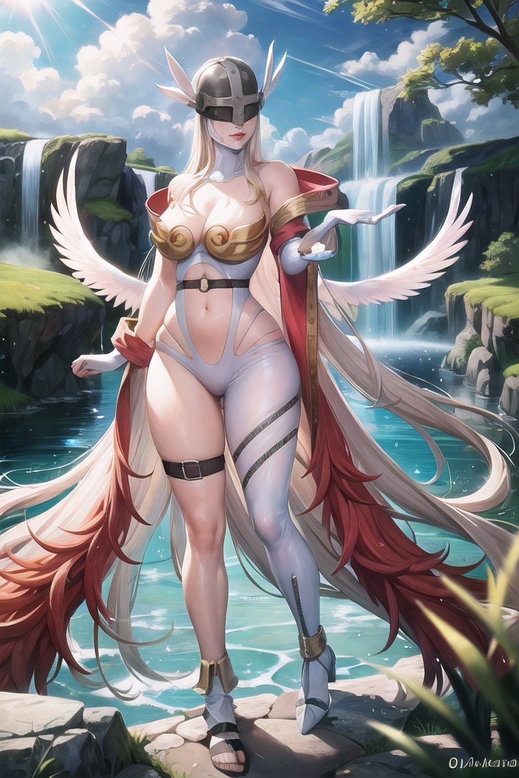 ANIME_angewomon_aiwaifu,  aiwaifu,  blonde hair by ownwaifu on Tensor.Art