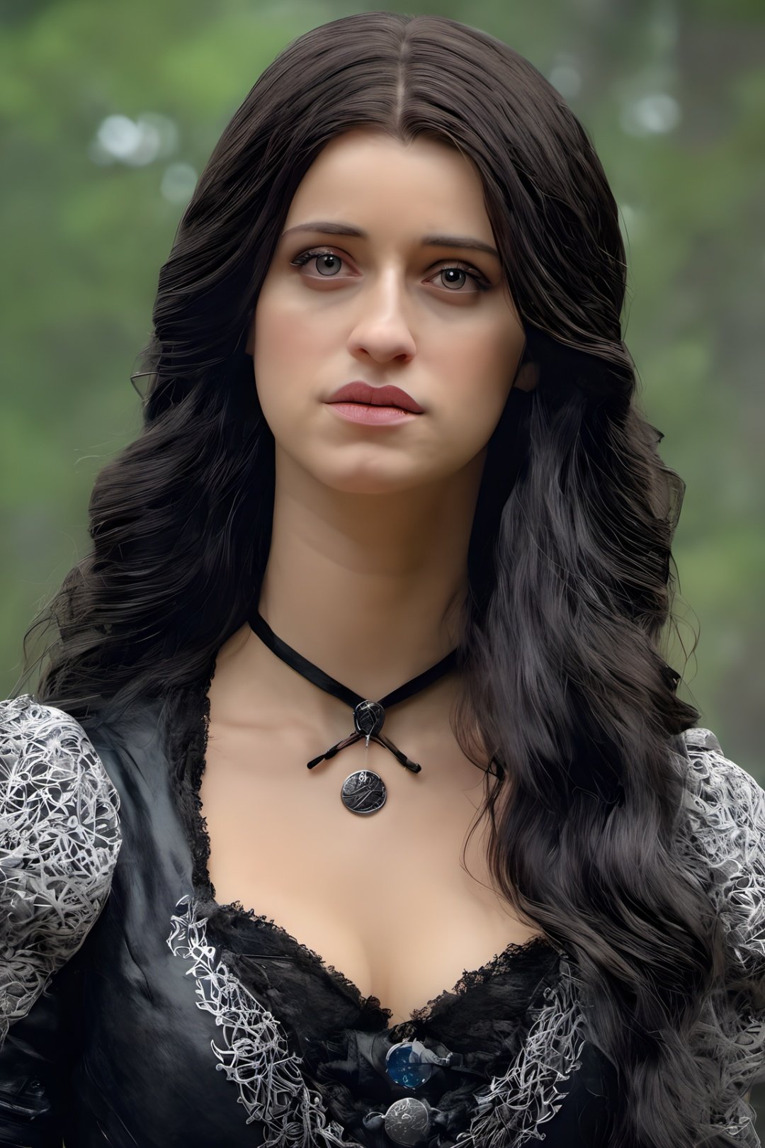 1girl, yennefer, the witcher, high_resolution, high detailed, full bofy