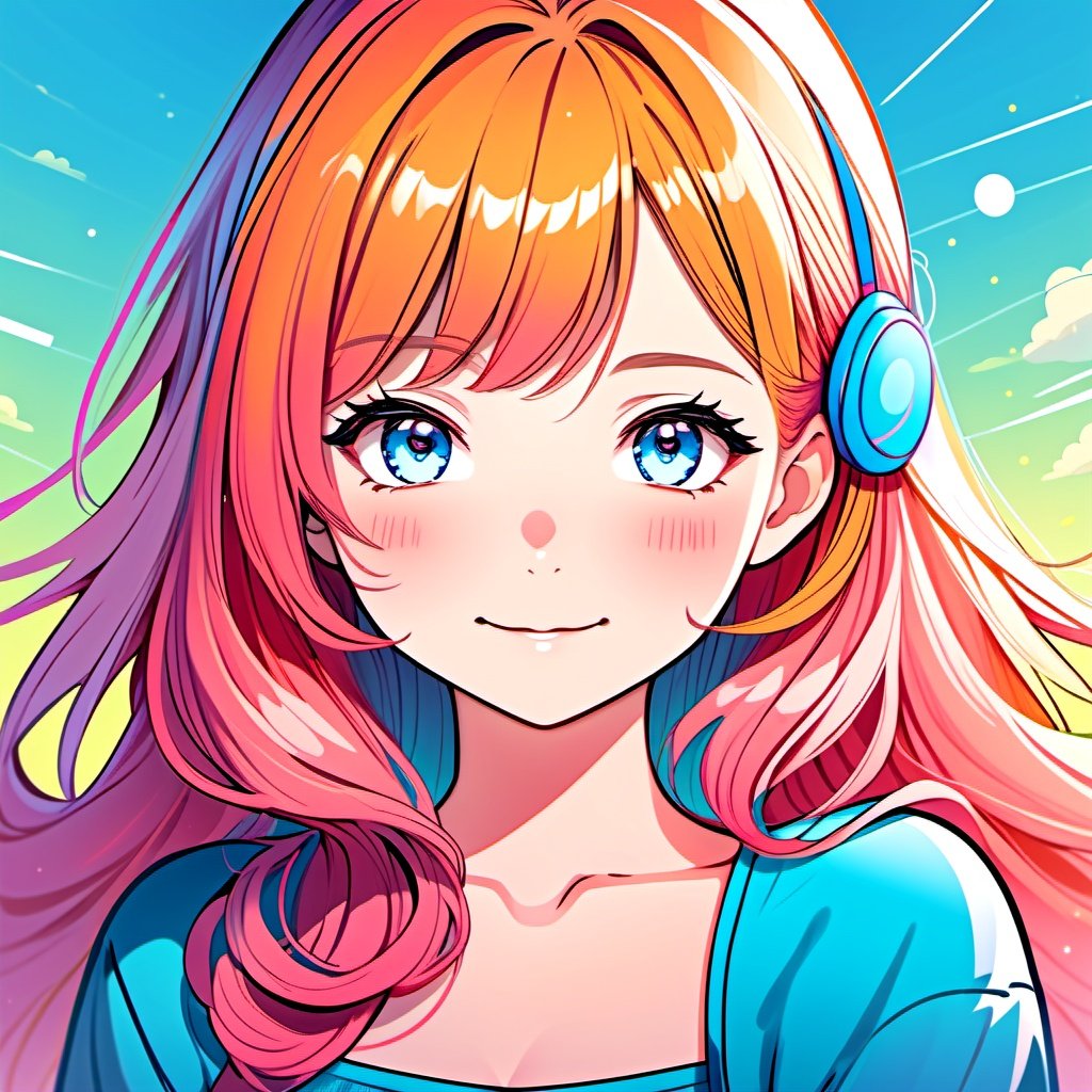 kawaii style line art drawing anime artwork 1 girl，close up portrait ，smiling ,cute ,look at viewer , long hair floating ,masterpiece, professional ,trending on artstation ,HD ,high detail ,best quality , lineart style , <lora:amberGenshinImpact_flexibleV1:1> . anime style, key visual, vibrant, studio anime, highly detailed . professional, sleek, modern, minimalist, graphic, line art, vector graphics . cute, adorable, brightly colored, cheerful, anime influence, highly detailed