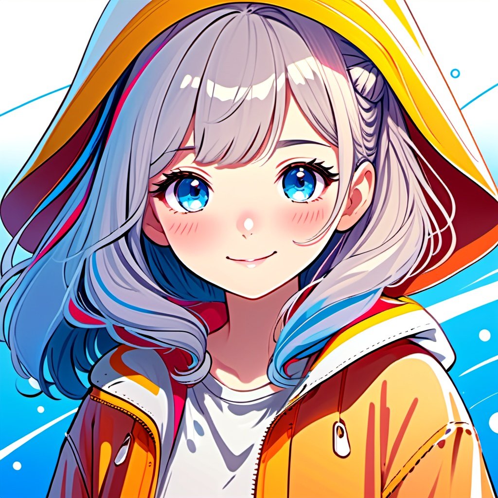 kawaii style line art drawing anime artwork 1 girl，close up portrait ，smiling ,cute ,look at viewer , long hair floating ,masterpiece, professional ,trending on artstation ,HD ,high detail ,best quality , lineart style , <lora:amberGenshinImpact_flexibleV1:1> . anime style, key visual, vibrant, studio anime, highly detailed . professional, sleek, modern, minimalist, graphic, line art, vector graphics . cute, adorable, brightly colored, cheerful, anime influence, highly detailed