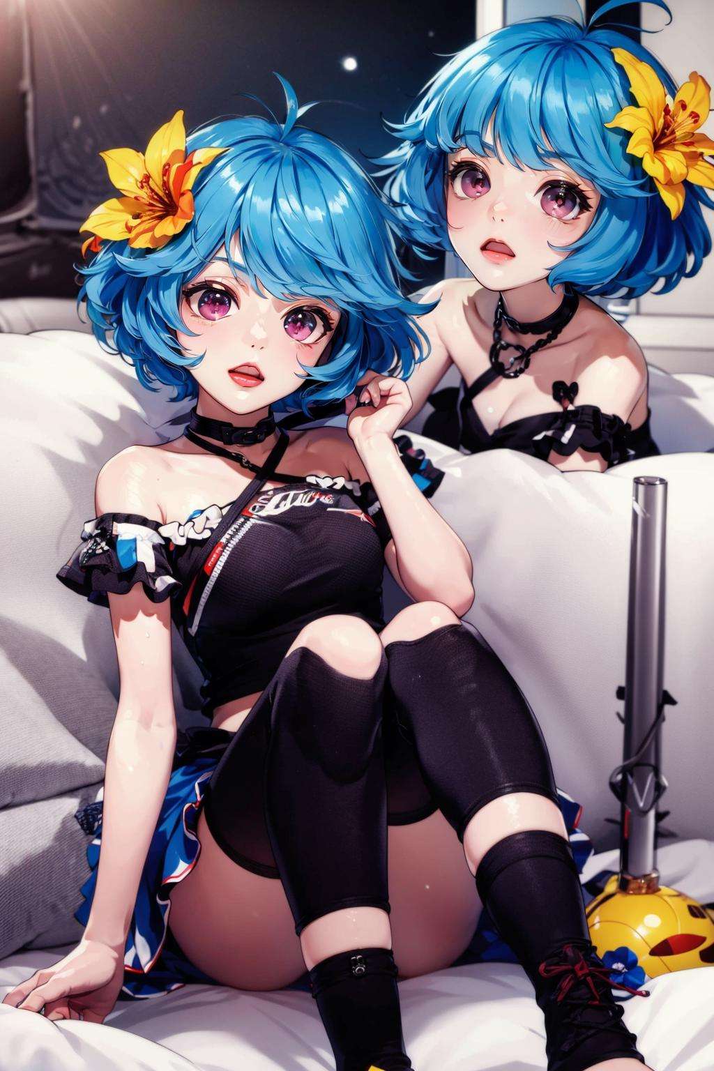 BgAnime,  multiple girls,  BREAK looking_at_viewer by Bờ Lắc Suun on Tensor.Art