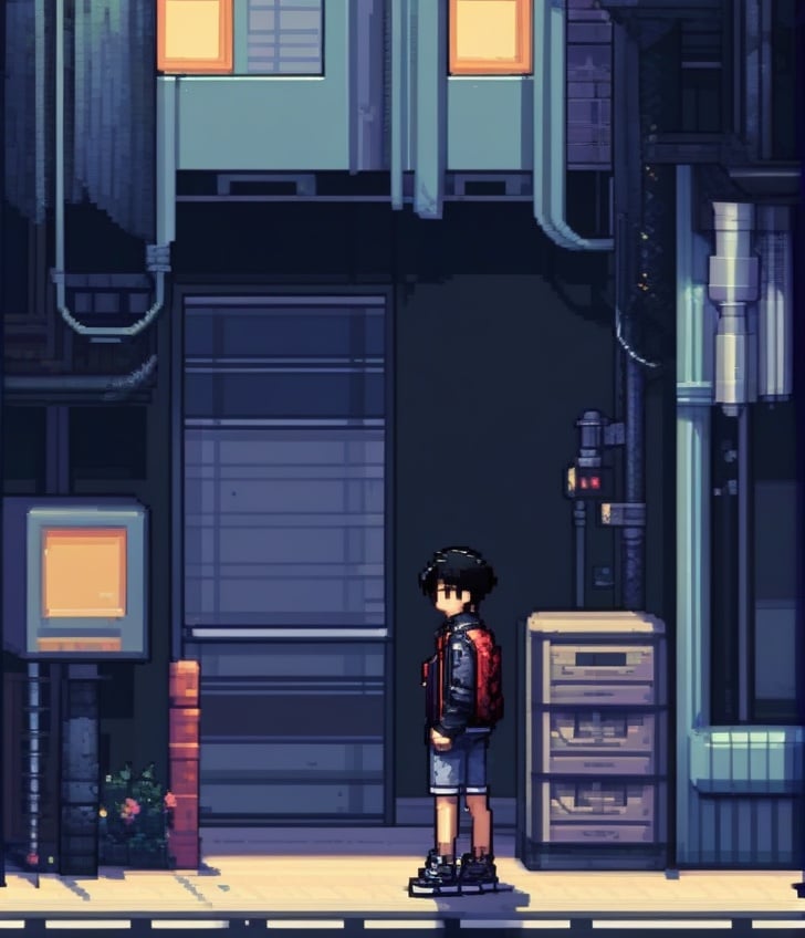 pixel art,  solo,  1boy by LahIntheFutureland on Tensor.Art