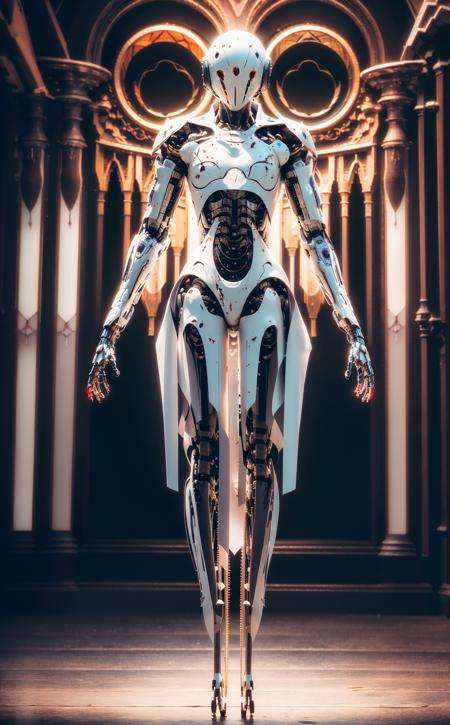 (8k, RAW photo, best quality, masterpiece:1.2),(realistic, photo-realistic:1.4), baimecha_Diablo ,solo,full body,  science fiction, helmet, humanoid robot, glowing, sacred geometry,(stained glass:1.3), Mandala Art, muscle fibers, blood vessels, nervous system, viscous gooey blood dripping, wireframe, fractal, demonic, alien, translucent skin, infrared photography, storm, otherworldly hues,surreal landscapes, unseen light,  ethereal glow, vibrant colors,  (ghostly effect:1.3),   <lora:现代修﷿传_1.0:0.4>