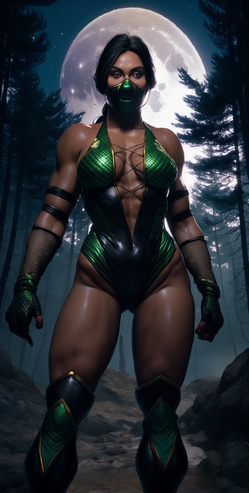 Jade,  black hair,  brown eyes by eboyzane on Tensor.Art
