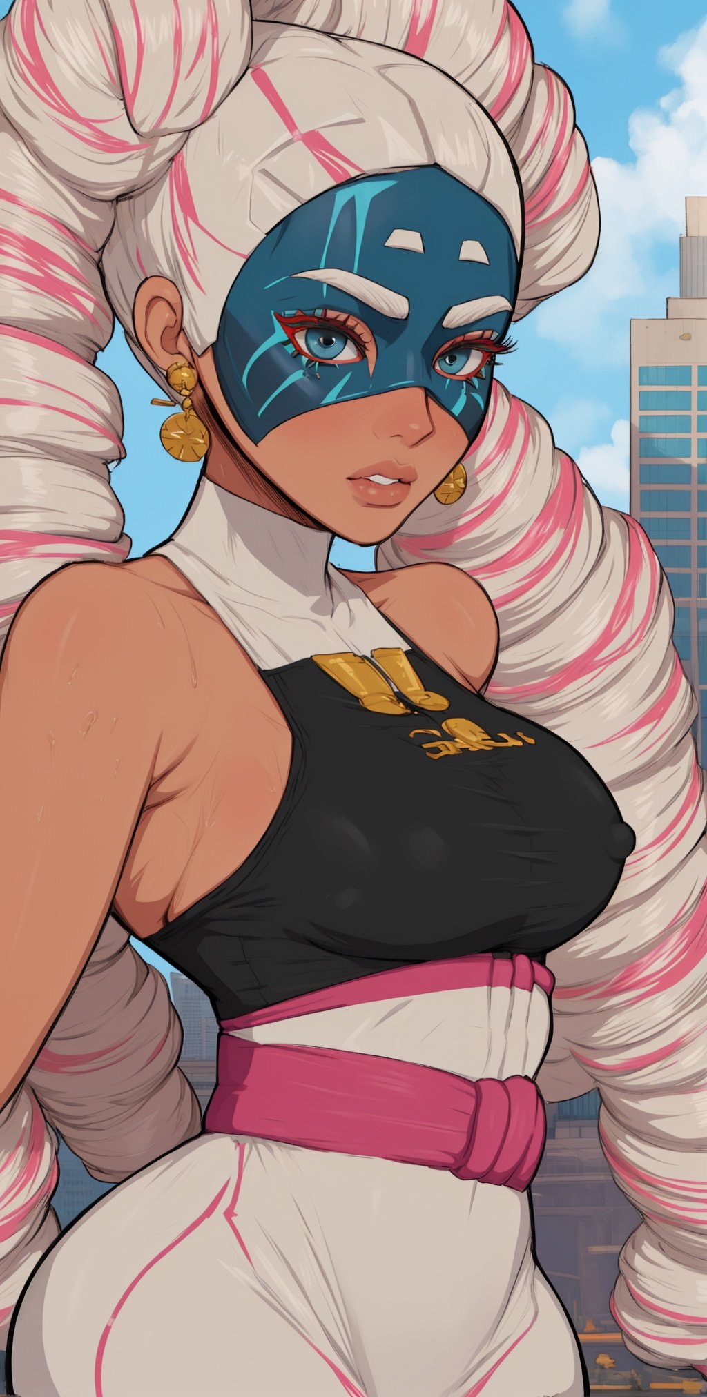 Twintelle,  long twin drill hair,  multicolored hair by eboyzane on Tensor.Art