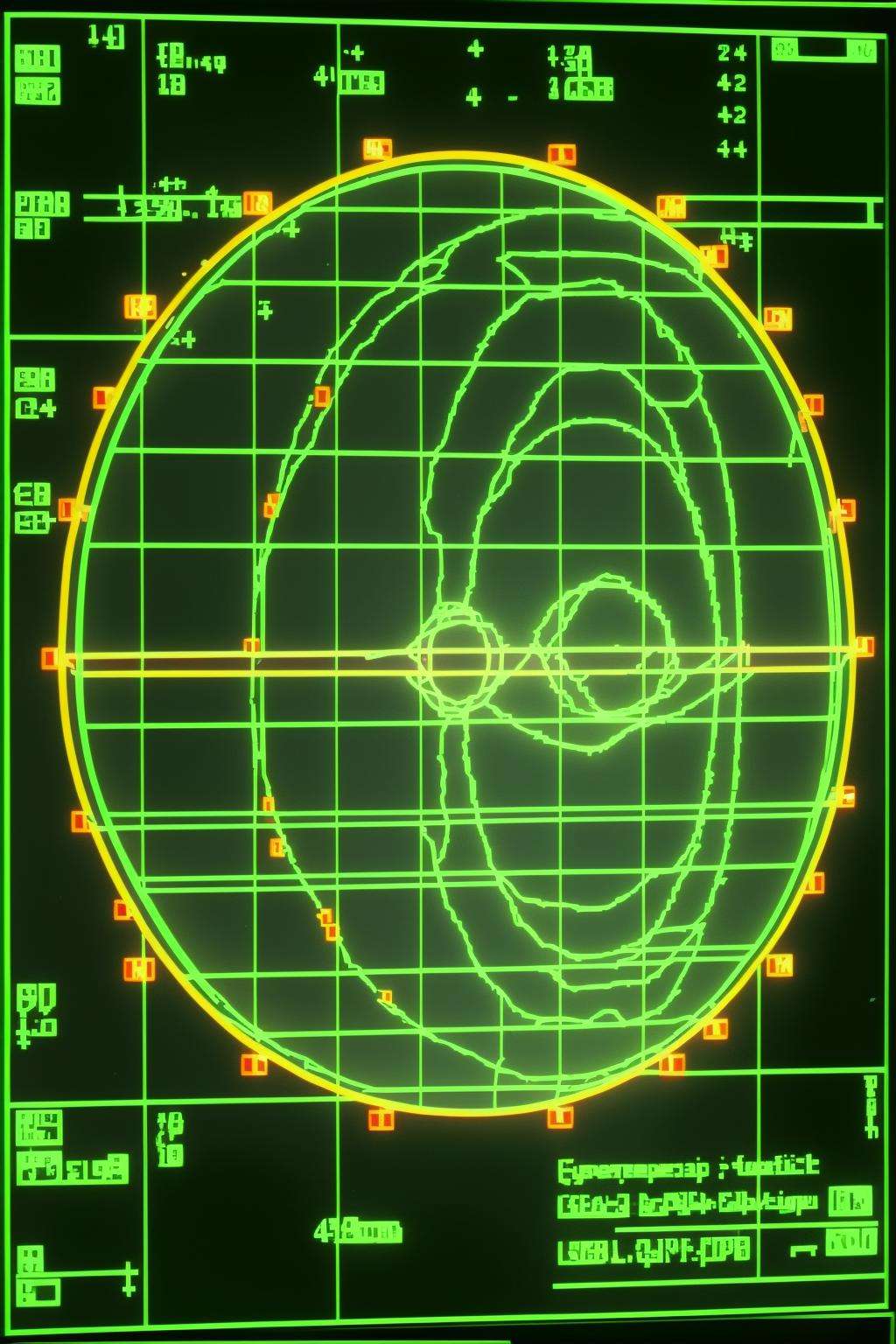 a computer generated image of a map area  on a plate with a wire mesh design around it and a red and green circle, Beeple, volumetric lights, a raytraced image, holography , cyber_ui