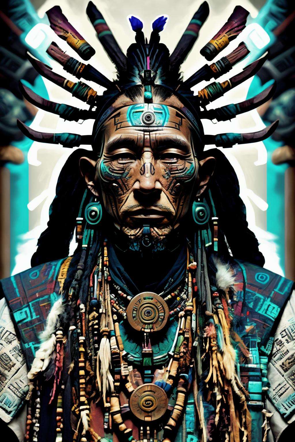 Cyber_Shaman by Ciro Negrogni on Tensor.Art