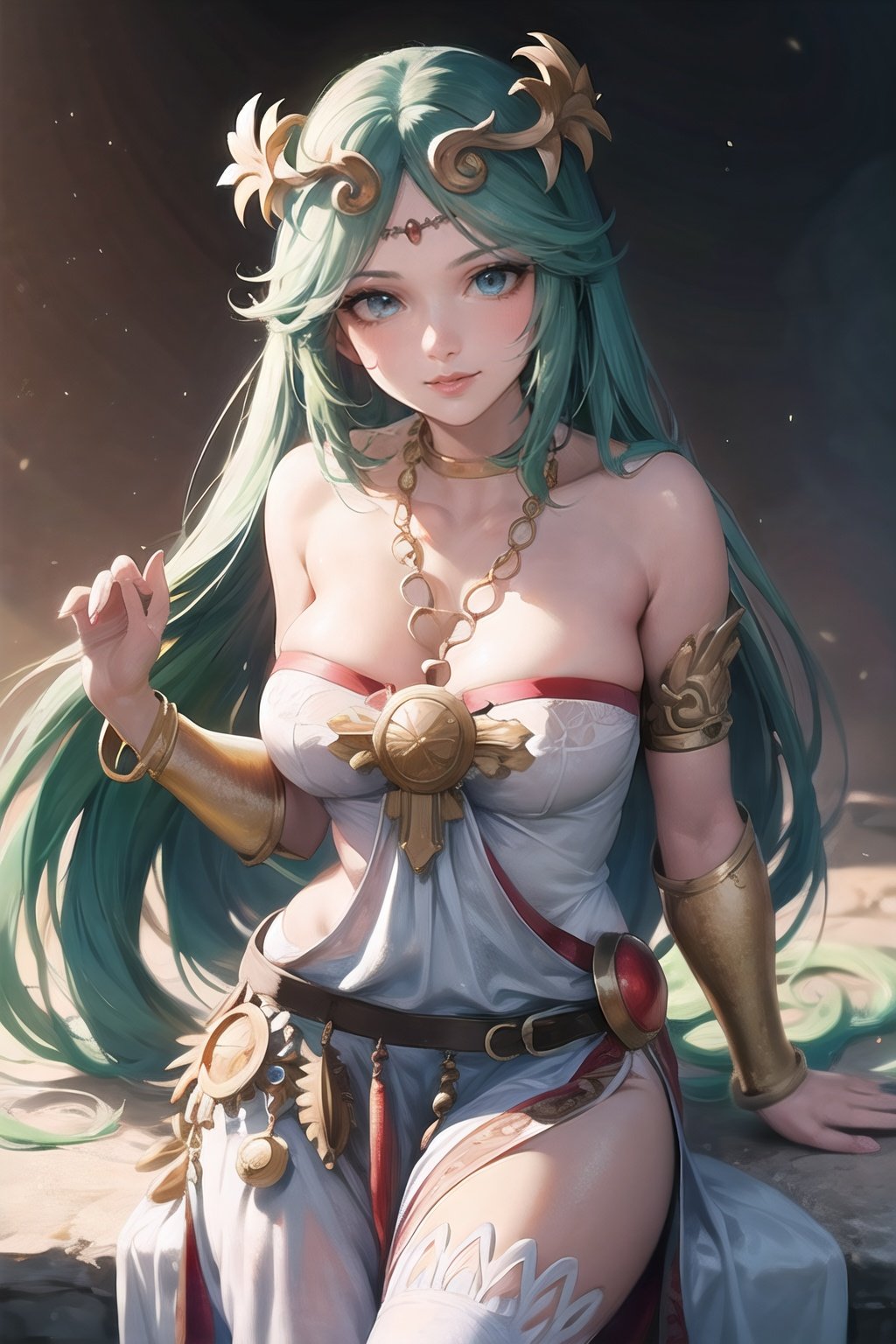 palutena_aiwaifu,  aiwaifu,  green hair by ownwaifu on Tensor.Art
