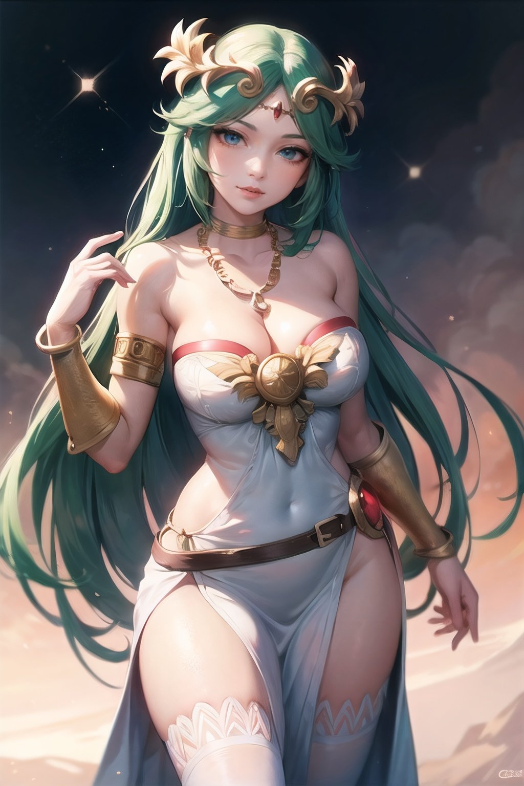 palutena_aiwaifu,  aiwaifu,  green hair by ownwaifu on Tensor.Art