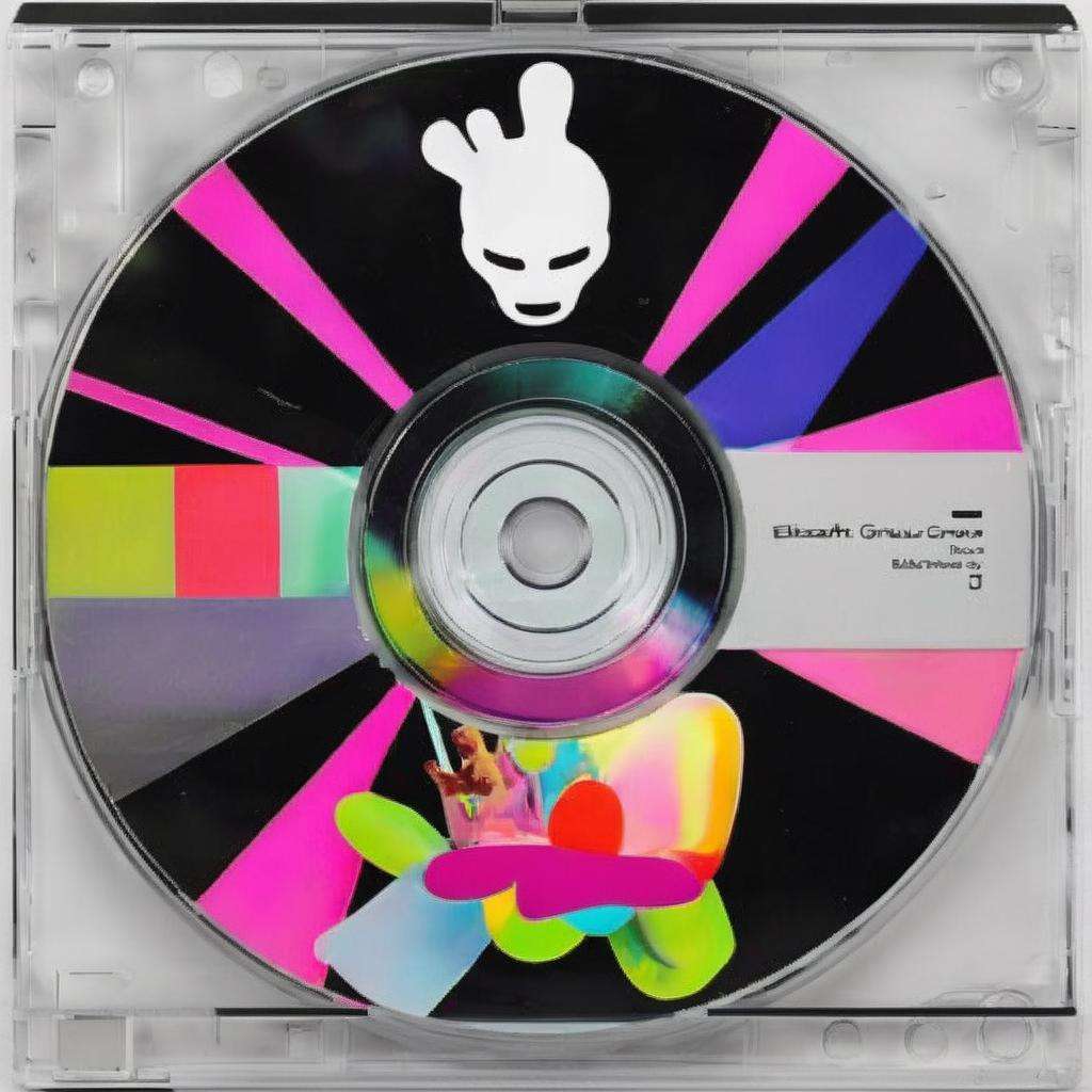 product photo cd ,  cd_music ,  KAWS by Ciro Negrogni on Tensor.Art