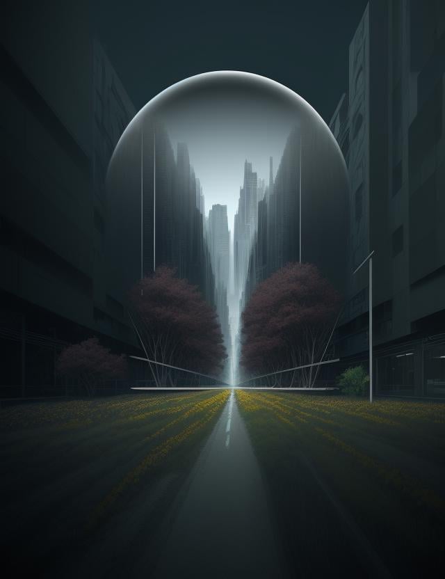 scenery,  Land Art,  Tech Noir by DonMischo on Tensor.Art