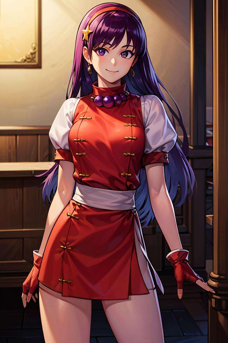 ((masterpiece,best quality)), absurdres,<lora:Athena_Asamiya:0.7>, Athena_Asamiya, solo, smiling, looking at viewer, cowboy shot, cinematic composition, dynamic pose,