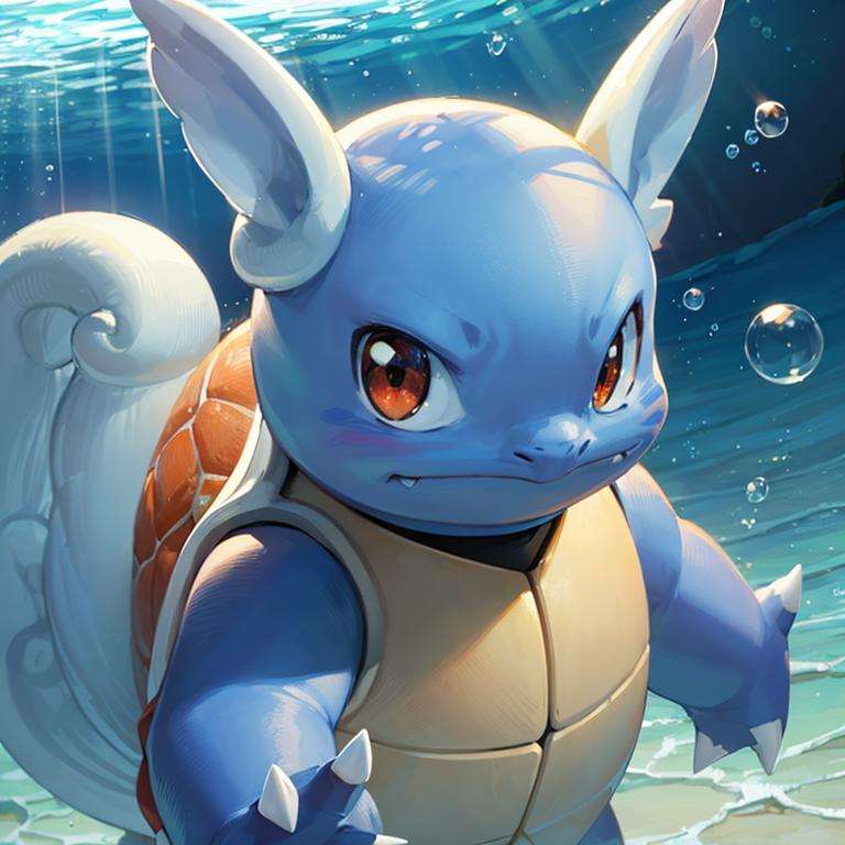 centered, award winning photo, (looking at viewer:1.2), |  Wartortle_Pokemon, |underwater, bubbles, | bokeh, depth of field, cinematic composition, | <lora:Wartortle_Pokemon_Anime:0.8>